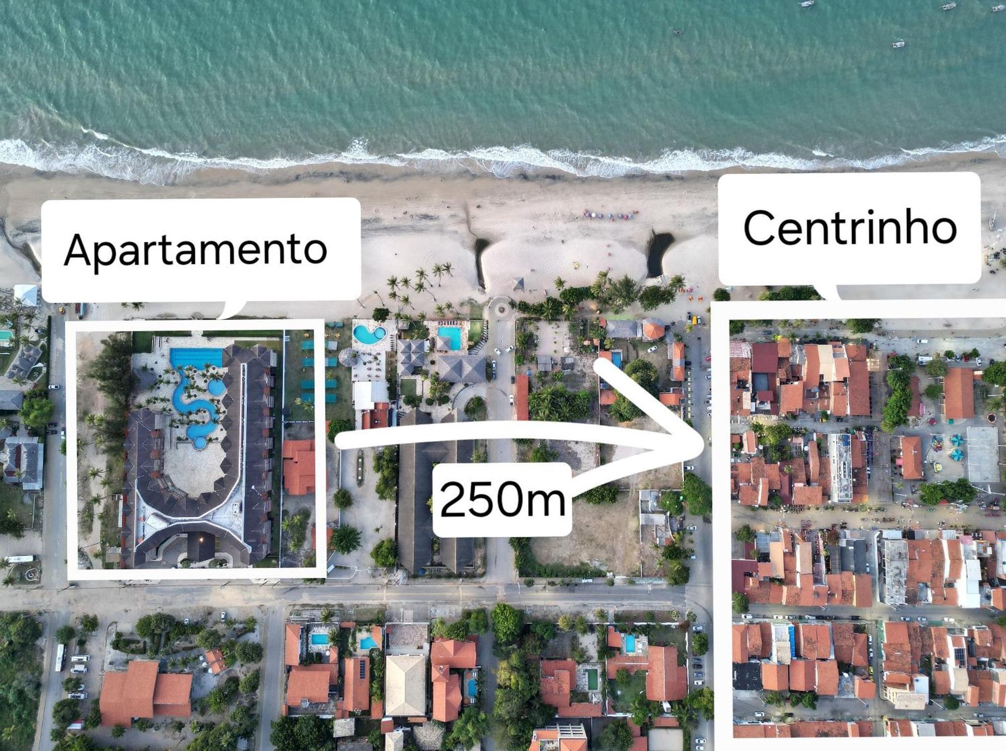 Kariribeach319A Flat 1Q Com Vista Maravilhosa Cumbuco Eksteriør billede